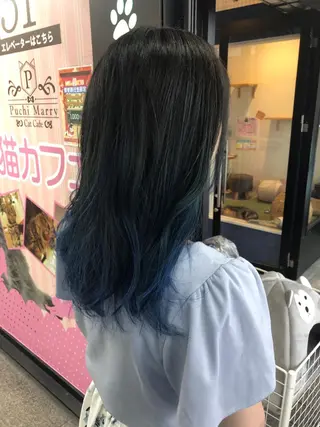 ミディアム カラー JILBLAN京都 ショート/ハイライトのヘアスタイル