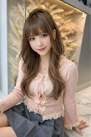 ロング 🦋ami/浦和 ブリーチ／韓国🦋のヘアスタイル