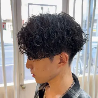 ショート パーマ メンズ 楽で簡単に決まる メンズヘア💥曽我尾のヘアスタイル