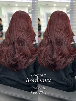 ロング カラー ヘアアレンジ ♥️うる艶暖色 銀座♥️mioのヘアスタイル