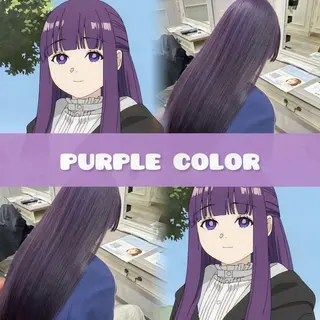 ロング カラー inq sakae所属・りん🌷︎名古屋 ブリーチカラーのヘアスタイル