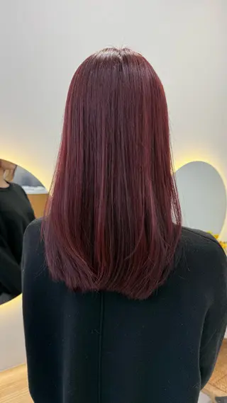 ミディアム カラー 🪭risa 暖色/レイヤー🪭のヘアスタイル