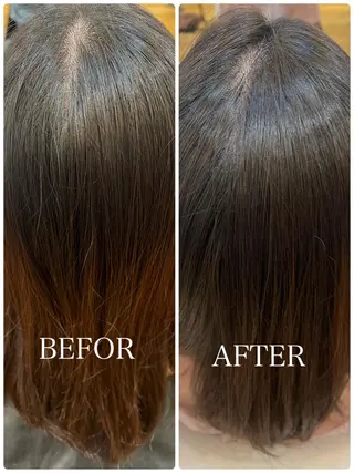 ミディアム 村中 逸紀のヘアスタイル