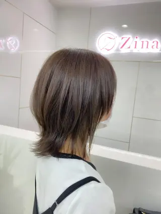 ミディアム カラー 【Zina札幌】 宮腰一磨のヘアスタイル