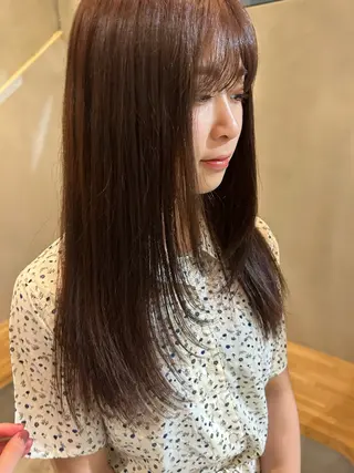 カラー Piu-所属・古澤 芽依のヘアスタイル