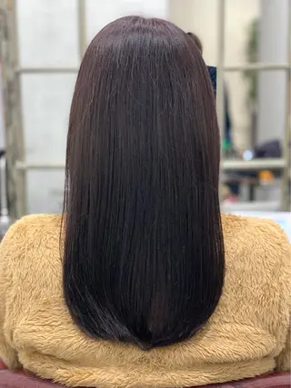 ロング カットパーマ✂️ 小坂田玲亜のヘアスタイル