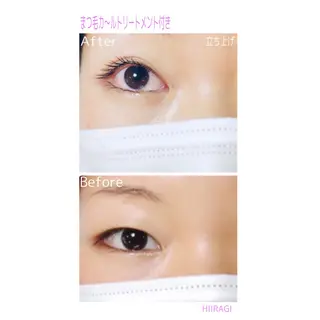 マツエク・マツパ 美容室 HIIRAGIのマツエク・マツパデザイン