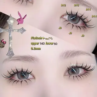 マツエク・マツパ YK Beauty Salonのマツエク・マツパデザイン