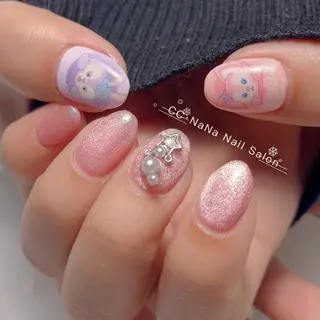 ネイル 💎CC・NaNa 韓国風ネイル🌙Cのネイルデザイン