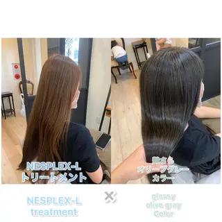 ロング カラー 艶髪レイヤー上田 紗也🇰🇷💗のヘアスタイル