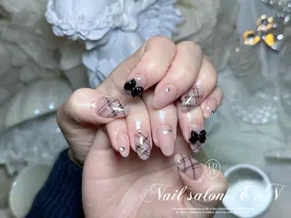 ネイル E.N🦋 長さ出し/持ち込みのネイルデザイン