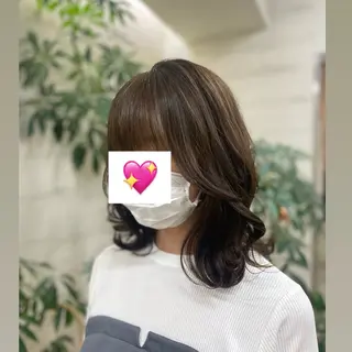 ミディアム perfumeby afloat羽南のヘアスタイル