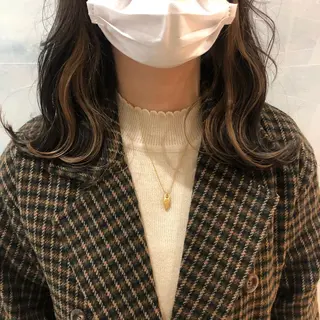 ミディアム カラー 🫧tomoka 透明感カラー🫧のヘアスタイル