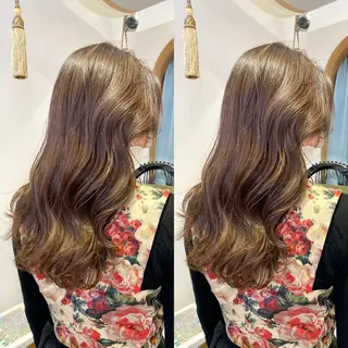 ロング レイヤーカット /透明感カラー西田のヘアスタイル