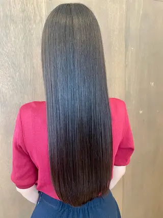 ロング カラー 【髪質改善】【美髪】 【ツヤ髪】ほしのちりのヘアスタイル