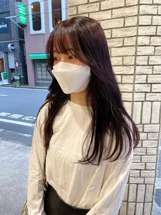 ロング カラー haru/レイヤー/ ウルフのヘアスタイル