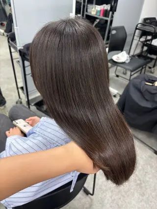 ロング カラー 韓国トレンドヘア🤍 Chima🤍のヘアスタイル