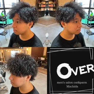 パーマ メンズ 髪質改善美容室bokuno町田店所属・メンズ＆髪質改善縮毛 矯正【平山🔥拓哉】のヘアスタイル