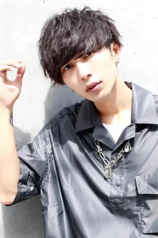 ショート パーマ BABY 艶髪暗髪ヘア💖達人のヘアスタイル