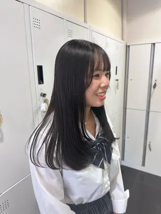 ロング ブリーチカラー/ベー ジュ/Hono🦖のヘアスタイル