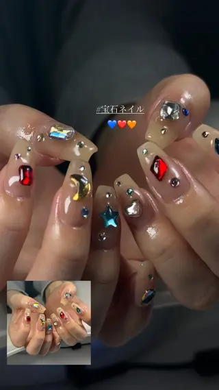 ネイル Nail Salon L'arc所属・💊大阪/心斎橋 moni🧠のネイルデザイン