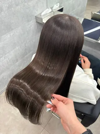 ロング カラー 髪質改善/韓国 ﾚｲﾔｰ/店長/原島のヘアスタイル