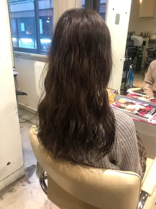 セミロング パーマ パーマ美容師 hanaのヘアスタイル