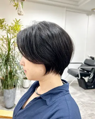 ショート kopje所属・コバヤシ リョウのヘアスタイル