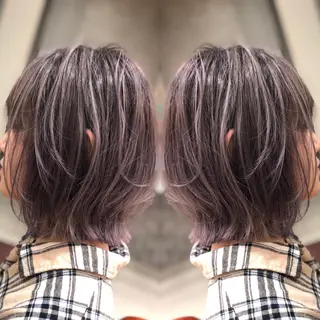 ミディアム Y Uのヘアスタイル