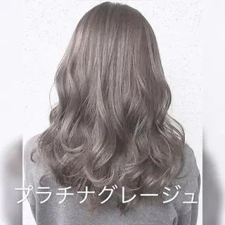セミロング カラー パーマ ネイル マツエク・マツパ ♡モテ髪/似合わせ♡ 透明感/JUICE♡のヘアスタイル