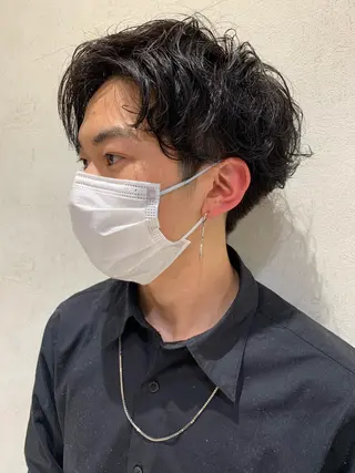 メンズ haru/レイヤー/ ウルフのヘアスタイル