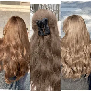 ロング MASHU韓国ヘア/ レイヤー/透明感カラのヘアスタイル