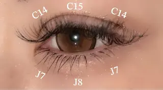 マツエク・マツパ Calm 茅ヶ崎 Ogataのマツエク・マツパデザイン