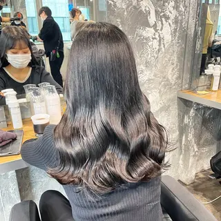 ミディアム カラー 艶髪/透明感🪽 DISCO🪽のヘアスタイル