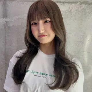 ロング カラー YUIMARL asumiのヘアスタイル