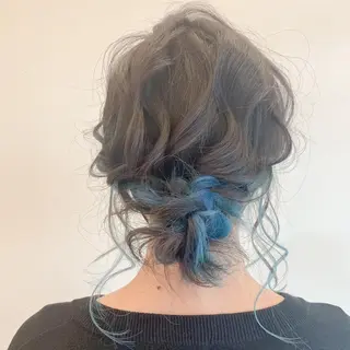 ミディアム ヘアアレンジ SHANTi 飯塚 ヘアセット/髪質改善のヘアスタイル