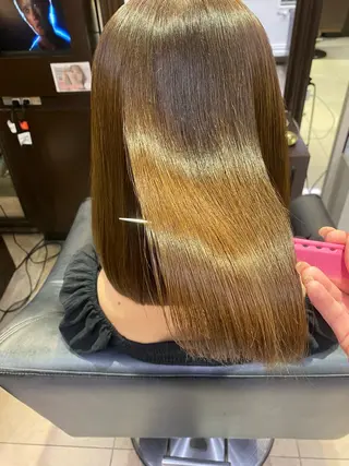 ミディアム 【髪質改善💎韓国風 レイヤー🌷】山川のヘアスタイル