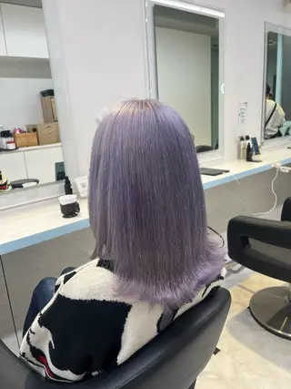 ミディアム カラー ブリーチカラー 🩵MIZUKIのヘアスタイル