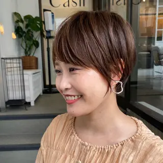 ショート ナカジマ ボブ/レイヤーのヘアスタイル