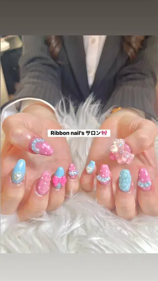 ネイル Ribbonnail staffのネイルデザイン