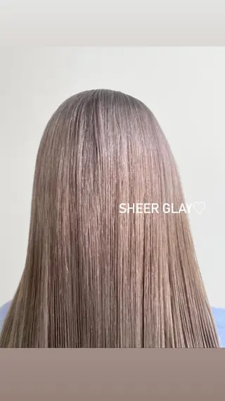 カラー 🎀ボブ+ハイトーン シュカ👶🏻のヘアスタイル