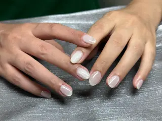 ネイル Kaka_ パラジェル、長さだしのネイルデザイン