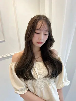 ロング カラー Parve  Mix /板野妃莉のヘアスタイル