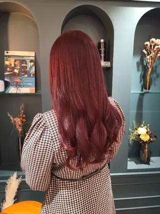 ロング カラー 【メンズカット/パー マ👦】momo🌷のヘアスタイル