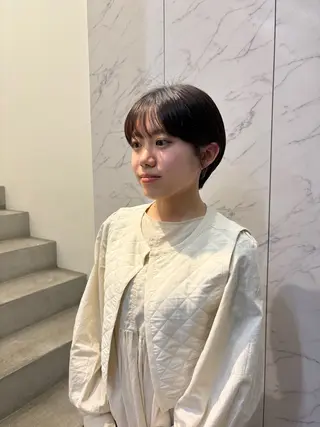 ショート miu /透明感カラーのヘアスタイル