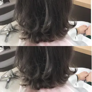ショート カラー パーマ ヘアアレンジ メンズ キッズ マツエク・マツパ Lien 深井店のヘアスタイル