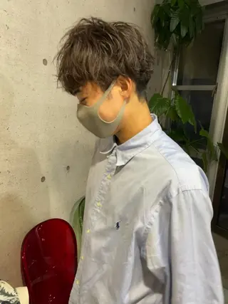 パーマ メンズ HAIR design ARUE所属・仙台1優しい美容師 Kogaのヘアスタイル
