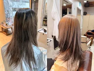 セミロング 横浜／桜木町／艶髪 【Shin】亀井 真のヘアスタイル
