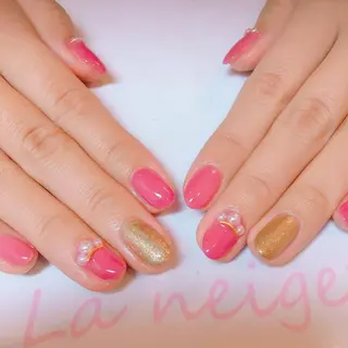 ネイル La neige* yuki 🥯🍑のネイルデザイン