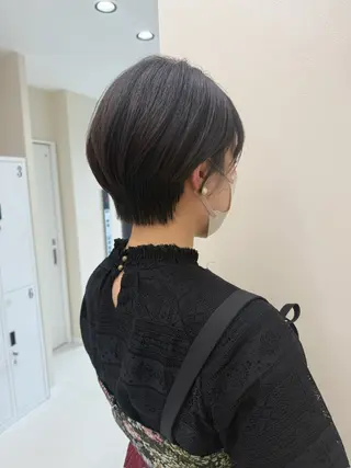 ショート ETRE所属・🫧透明感カラー🫧 古川穂果のヘアスタイル